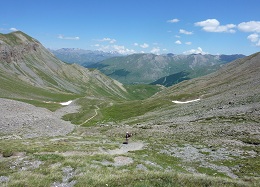 descente sur saint Veran